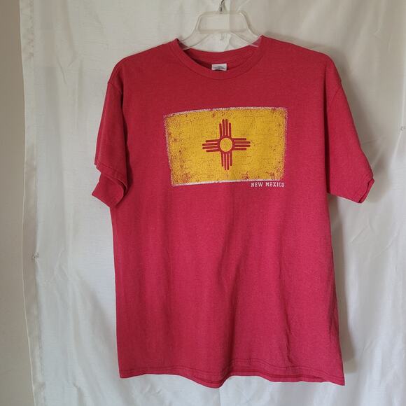 Delta XL New Mexico Flag Graphic T-Shirt - Picture 1 of 12